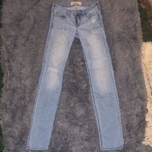 Hollister Women's Light Blue Skinny Jeans